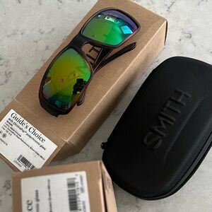 SMITH Guide's Choice Sunglasses with Green Mirror Lenses